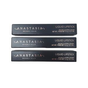 Anastasia Beverly Hills Liquid Lipstick Veronica Taupe Mauve Matte Lip Set of 3